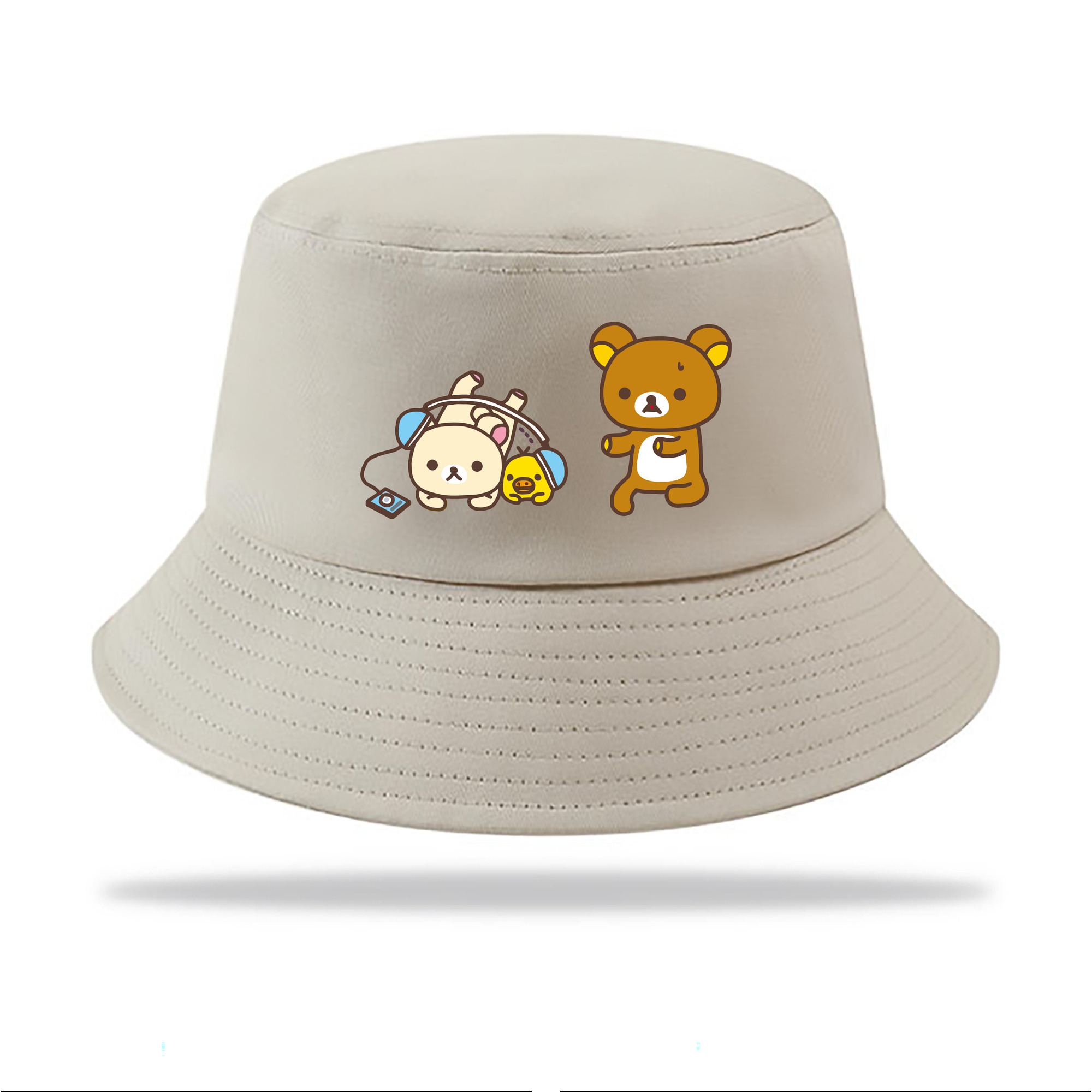 （画像用） リラックマ リラックマ キイロイトリ Rilakkuma Korilakkuma Kiiroitori アウトドア日除けバケットハット